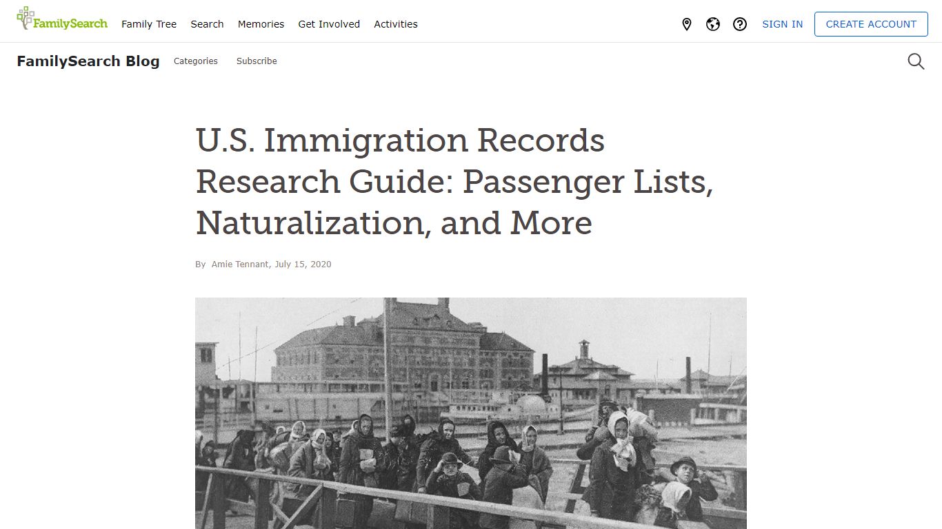 US Immigration Records | Research Guide • FamilySearch